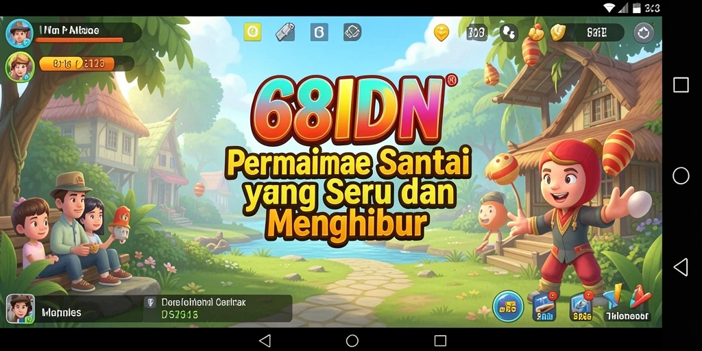 Tampilan gameplay seru dan menyenangkan di 68IDN.