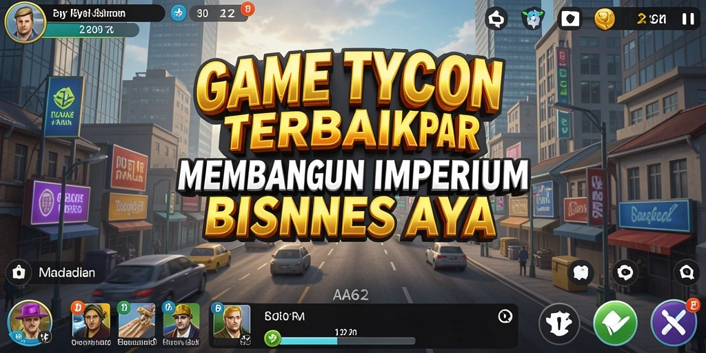 Tampilan gameplay Tycoon AA62 yang menawan dan menantang.
