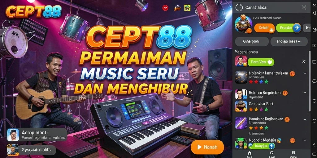 Gameplay seru dan menantang dari CEPAT88 dengan musik yang menarik.