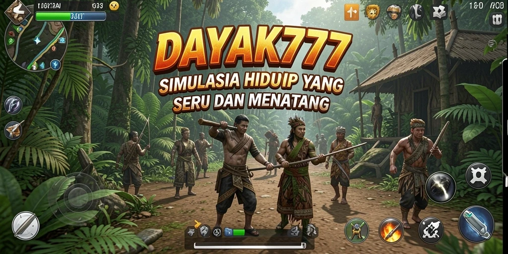 Tampilan gameplay DAYAK777 yang menarik dan penuh tantangan.
