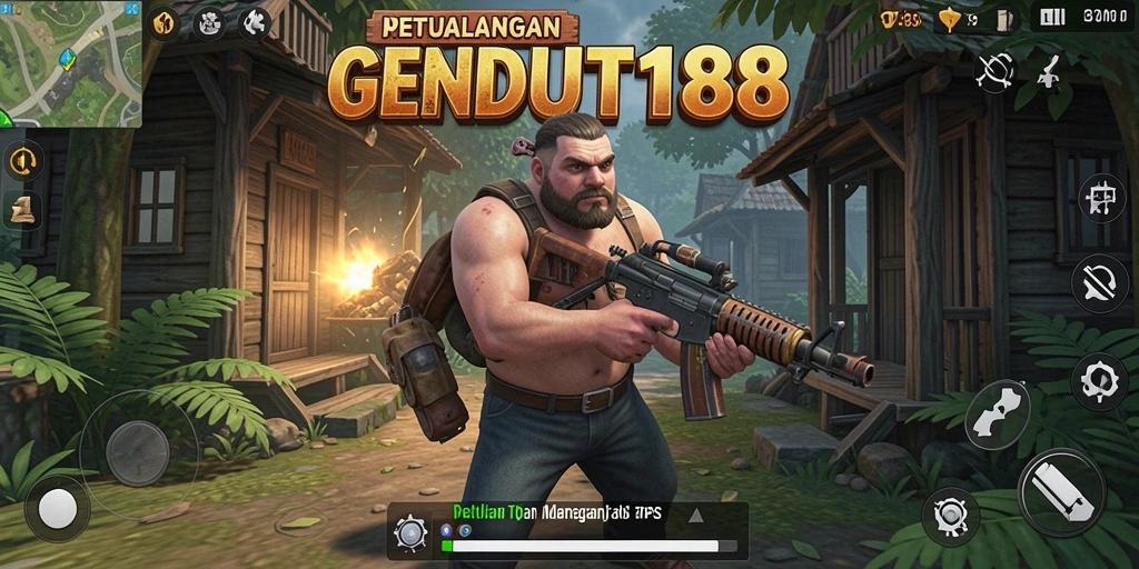 Screenshot dari gameplay GENDUT188 yang menampilkan aksi seru dalam TPS.