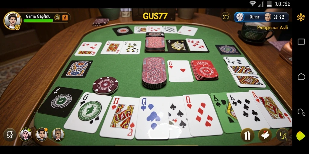 Tampilan gameplay GUS77 yang seru dan interaktif.