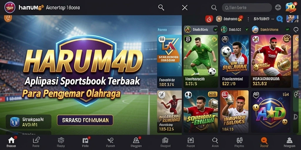 Tampilan gameplay Sportsbook yang menarik dan interaktif.
