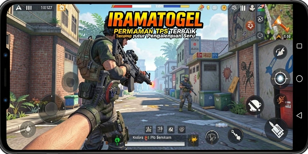 Tampilan gameplay seru di IRAMATOGEL dengan aksi menegangkan.