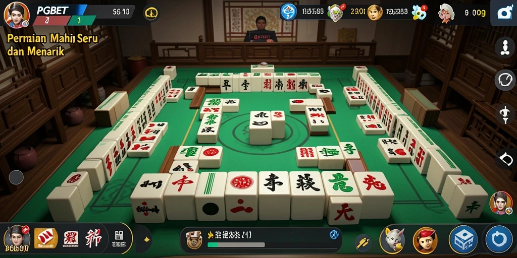 Tampilan gameplay PGBET yang menampilkan Mahjong seru.