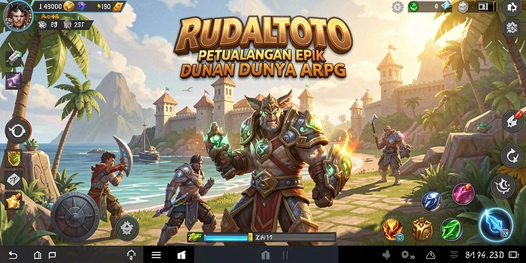 Gameplay seru RUDALTOTO dalam dunia ARPG yang mendebarkan.