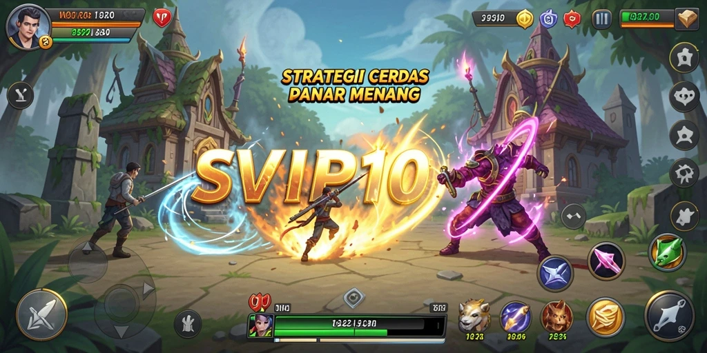 Tampilkan strategi permainan yang mendebarkan dalam SVIP10.