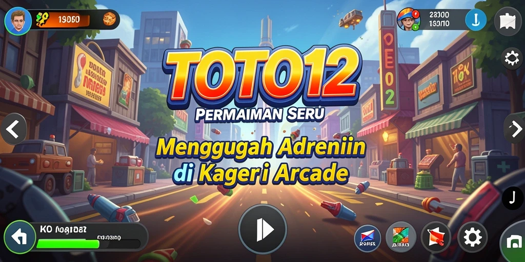 Screenshot utama TOTO12 menampilkan gameplay seru dan menantang di kategori Arcade.
