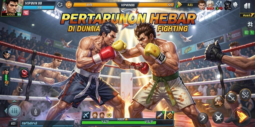 Gameplay mendebarkan di VIPWIN88 dengan aksi pertarungan yang intens.