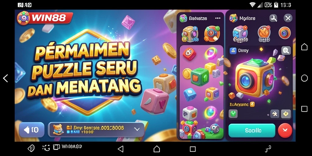 Gameplay seru WIN88 dengan berbagai tantangan Puzzle.